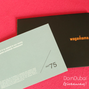 Wagamama Giveaway