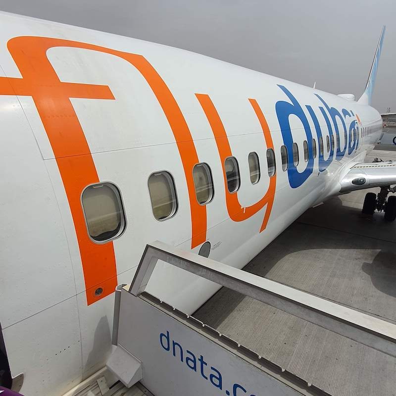 Monicas-Travel-Tips-Monica-Kapila-DoinDubai-Fly-Dubai-plane-side-view